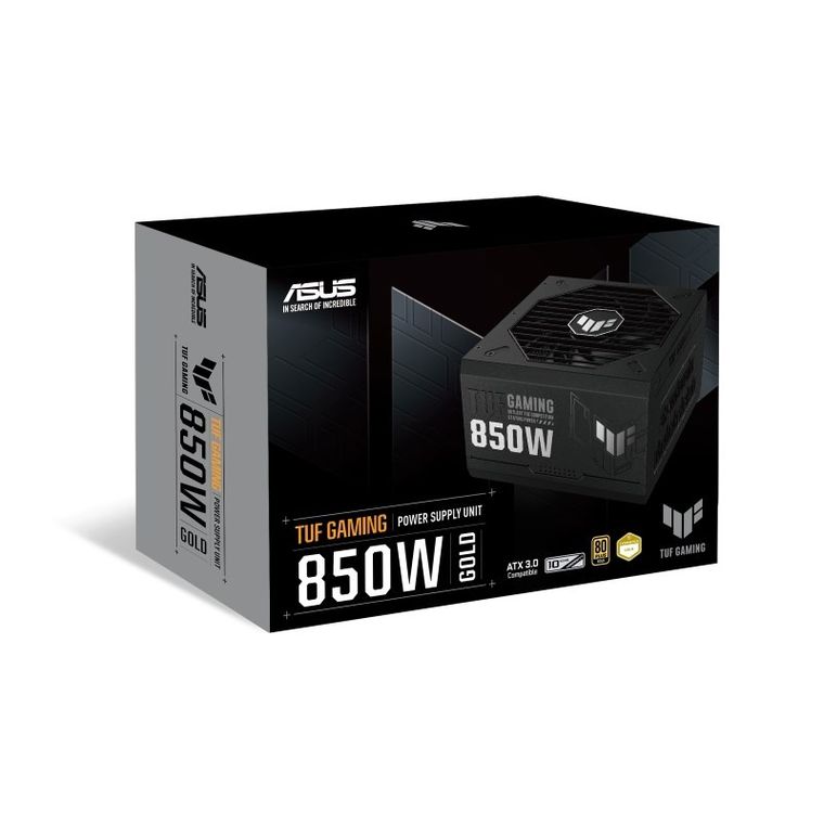 Asus, TUF Gaming, zasilacz, 850W, Gold