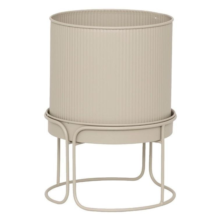 Atmosphera, Aze, donice metalowe, średnica 30 cm, 2 szt.