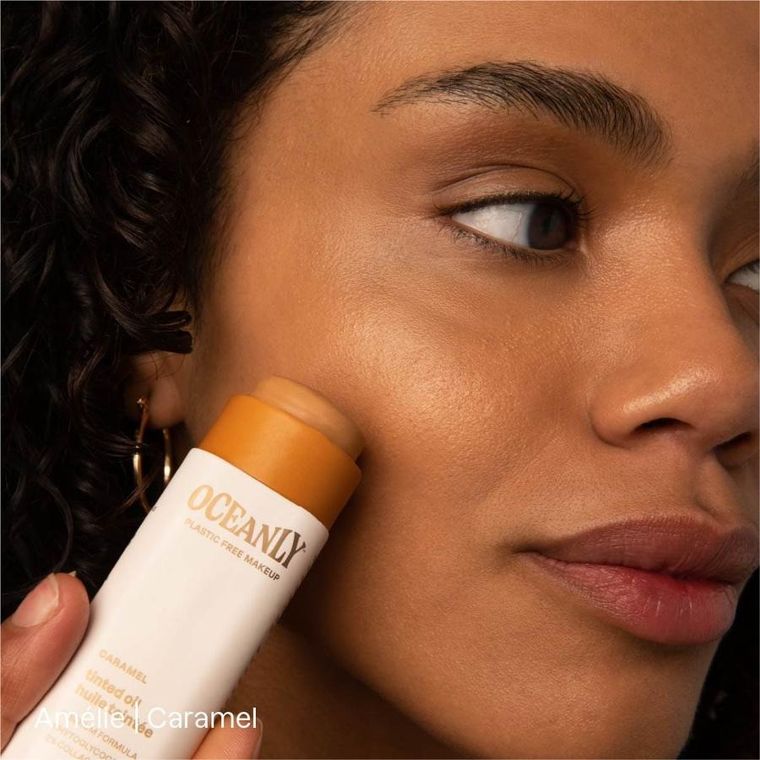 Attitude, Oceanly, olejek koloryzujący, tined oil serum, Caramel, 12 g