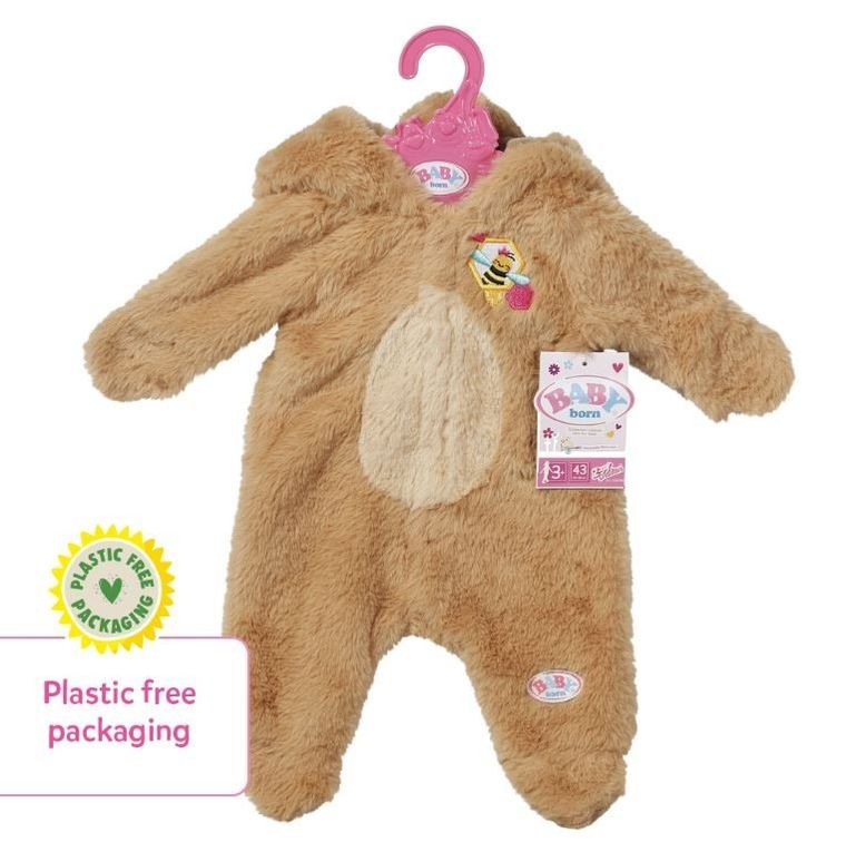Baby Born, Miś, ubranko z kapturem, 43cm