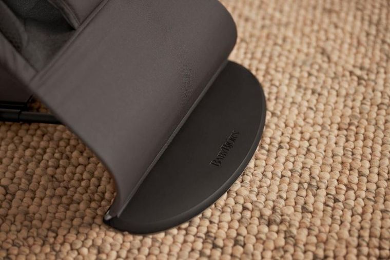 BabyBjörn, Balance Soft Woven, leżaczek + Googly Eyes, zabawka do leżaczka, ciemny szary