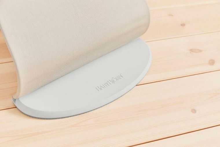 BabyBjörn, Bliss 3D Jersey, leżaczek, jasnobeżowy + Googly Eyes Pastels, zabawka niemowlęca