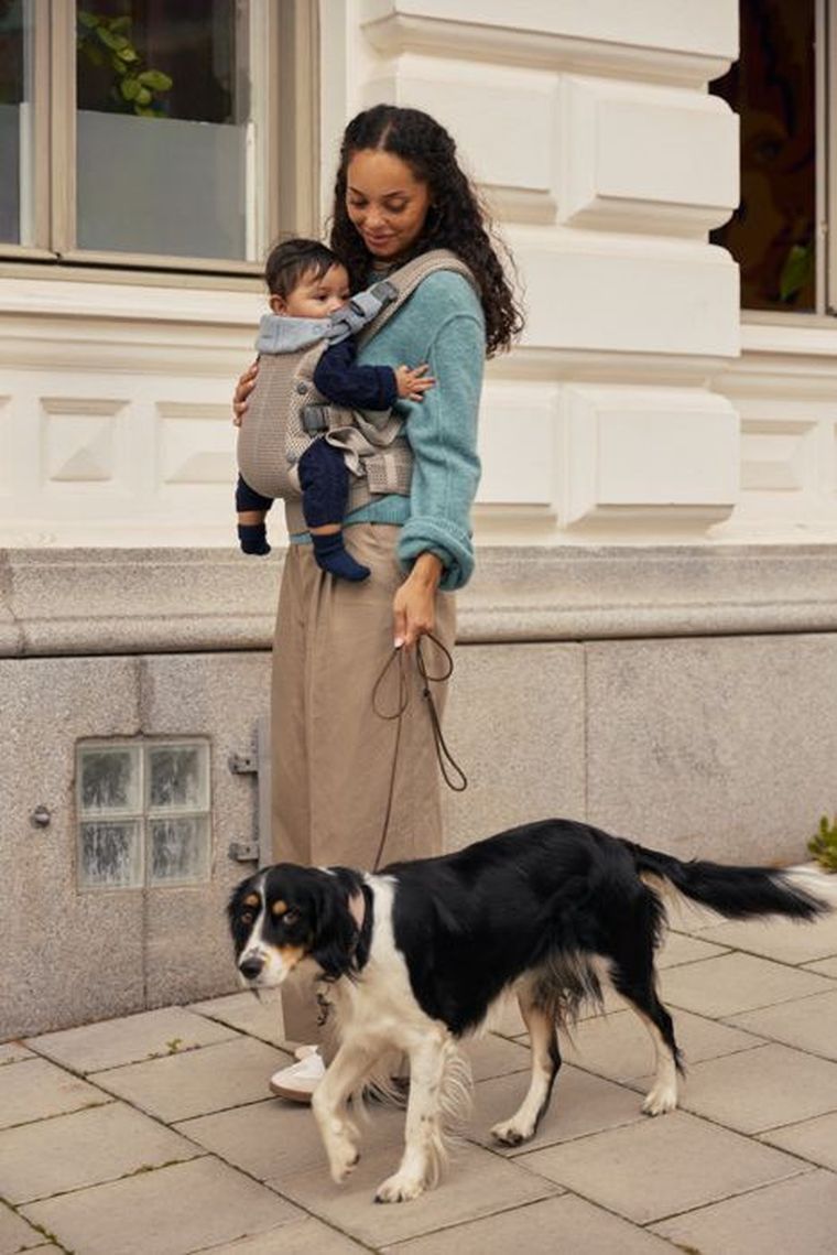 BabyBjörn, Harmony 3D Mesh, nosidełko, szary beż