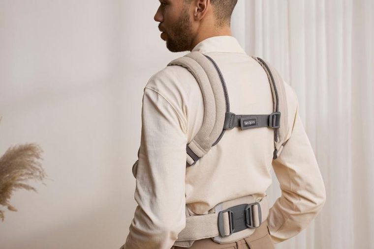 BabyBjörn, Harmony, nosidełko, woven, jasny beż