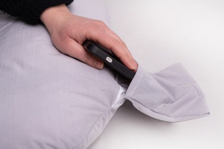 BabyMatex, MiniRelax, Bamboo, poduszka do karmienia pozycjonująca, muślin, lawendowa, 150 cm