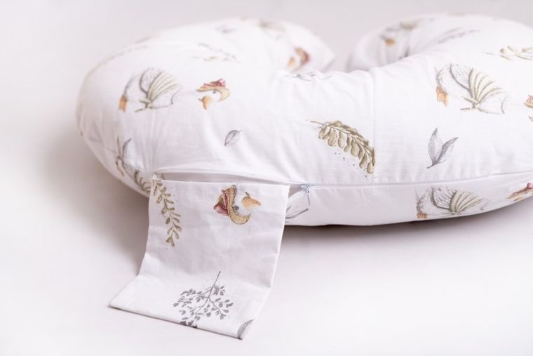 BabyMatex, MiniRelax, Gąski, poduszka do karmienia bawełniana, pozycjonująca, 150 cm