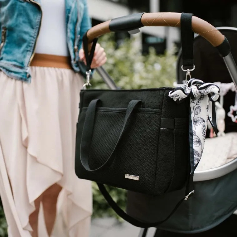 BabyOno, Carmen, torba do wózka dla mamy, czarna