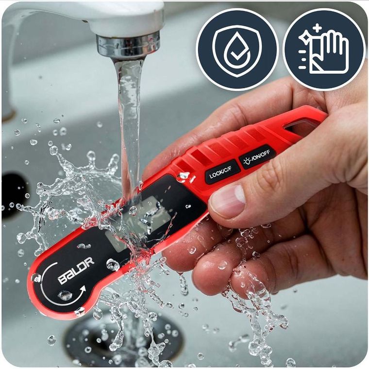 Baldr, termometr kuchenny, do mięsa, z sondą, szpilkowy, BD-130