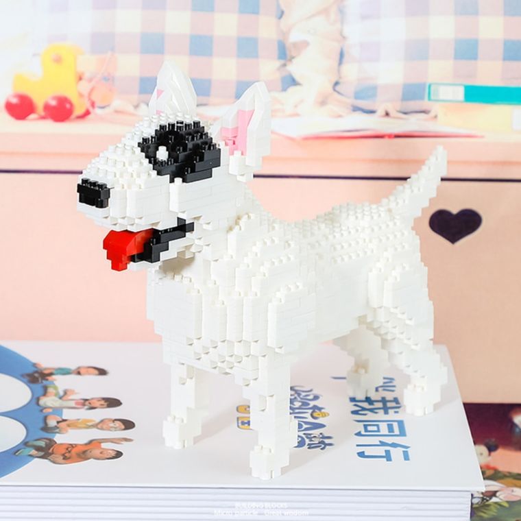 Balody, Pies Bulterier, klocki konstrukcyjne, 797 elementów