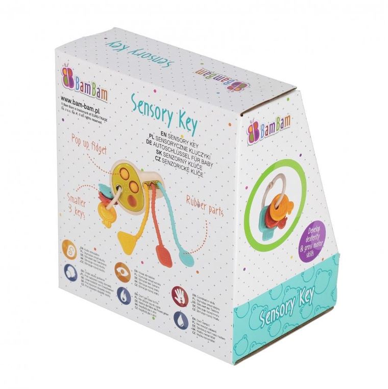 Bam Bam, zabawka sensoryczna, kluczyki