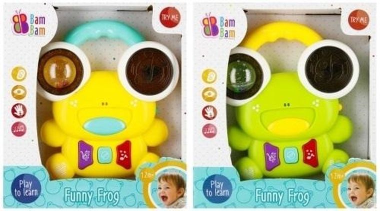 BamBam, zabawka muzyczna, żabka