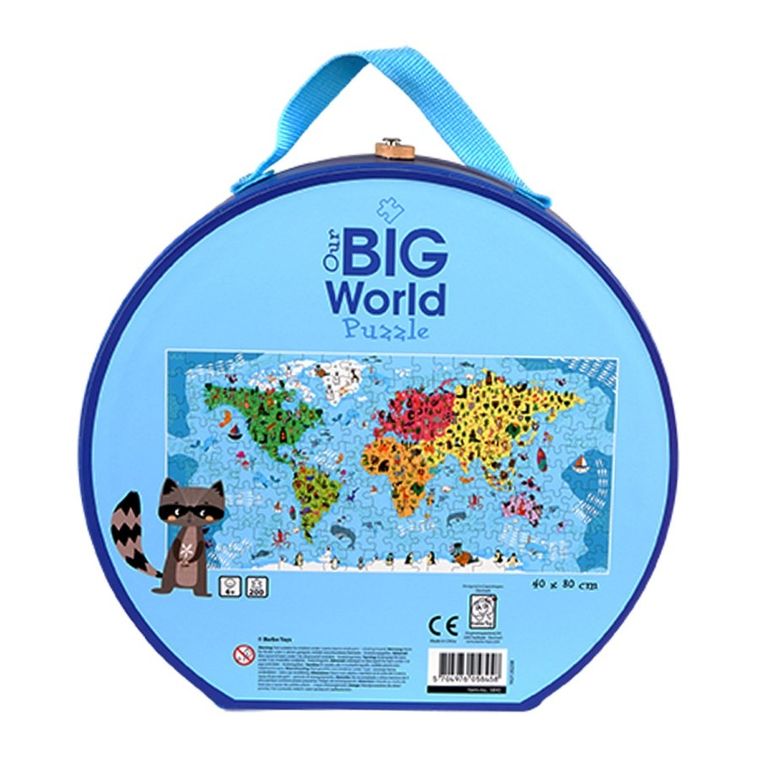 Barbo Toys, Wielki Świat, puzzle podłogowe, 200 elementów