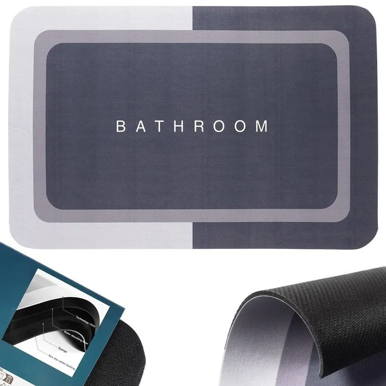 Bathroom Solutions, mata antypoślizgowa łazienkowa, 59-39 cm