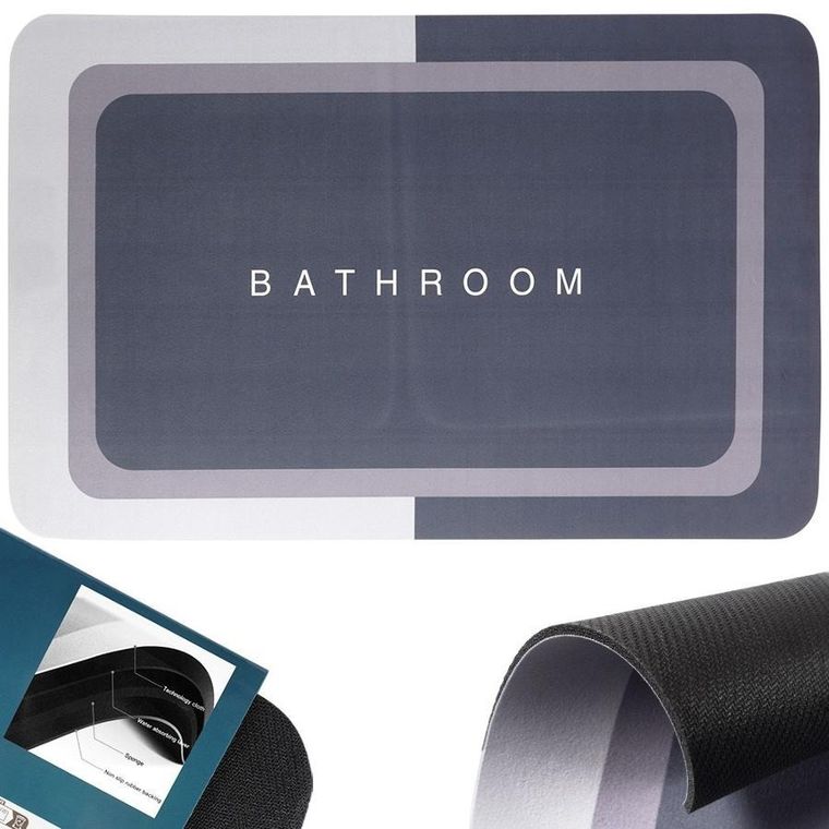 Bathroom Solutions, mata antypoślizgowa łazienkowa, 79,5-49,5 cm