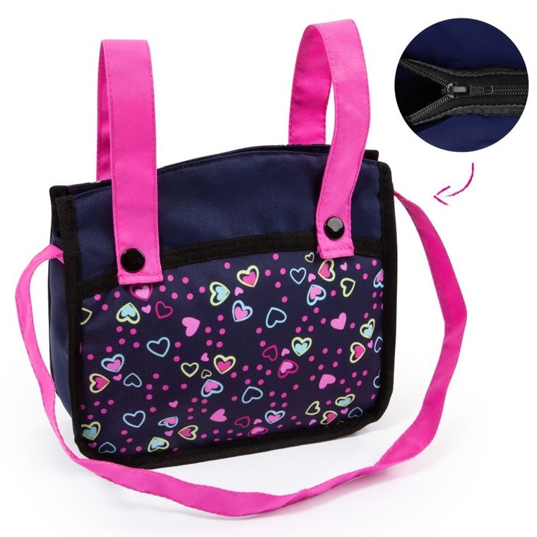 Bayer Design, Neo Vario Combi, głęboki wózek dla lalek z torbą, niebieski z wróżkami i gwiazdami