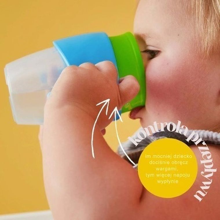 b.box, Lilac Pop, kubek 360 do nauki picia, kubek treningowy, niekapek