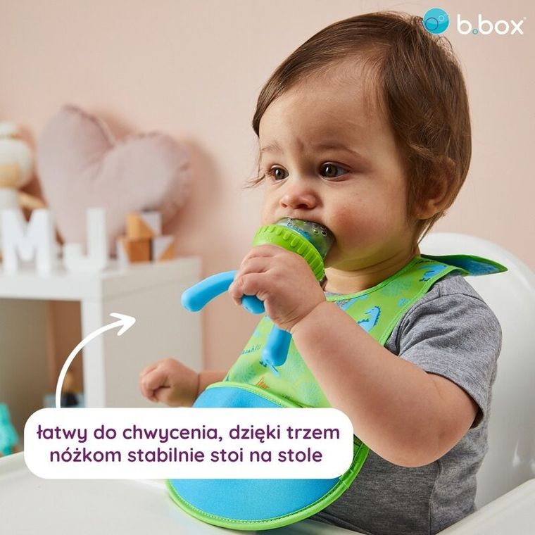 b.box, Strawberry Shake, gryzak silikonowy do podawania pokarmu