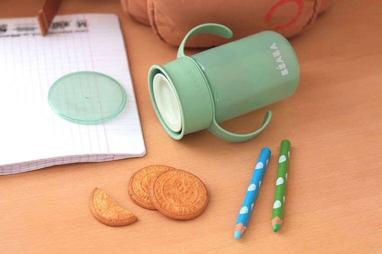 Beaba, kubek treningowy 360°, Sage Green