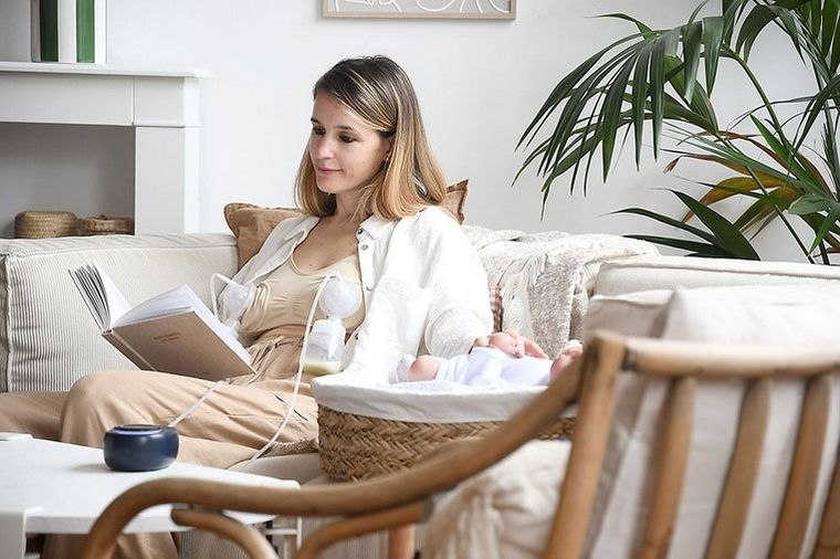 Beaba, laktator elektryczny, podwójny, Night Blue