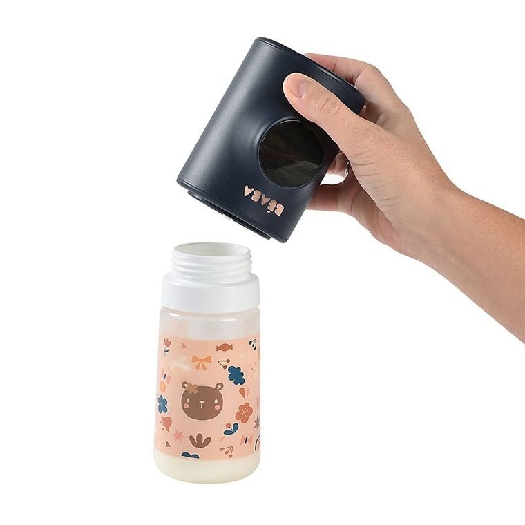 Beaba, Milk Nomad, przenośny podgrzewacz do butelek z funkcją mieszania 2w1, night blue