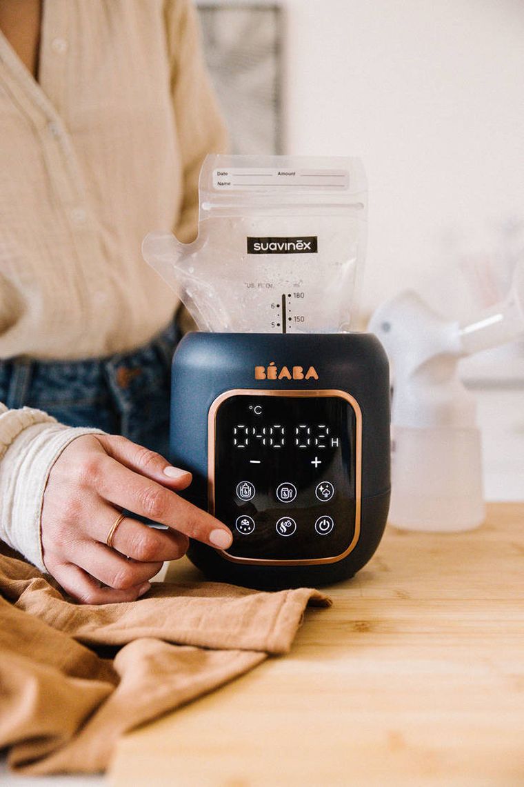 Beaba, Multi Milk, wielofunkcyjny podgrzewacz i sterylizator parowy do butelek i słoiczków, 5w1, Night blue