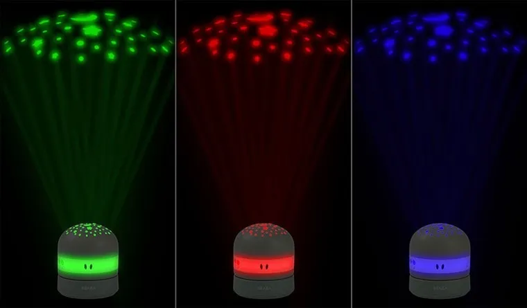 Beaba, Pixie, projektor gwiazd z pozytywką i czujnikiem płaczu, sage green
