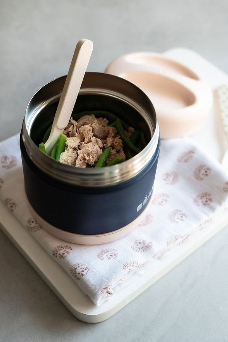 Beaba, termos, Light Pink, Night Blue, 500ml