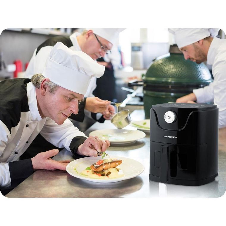 Berdsen, frytkownica beztłuszczowa, air fryer, czarny, 2,5l, BD-654