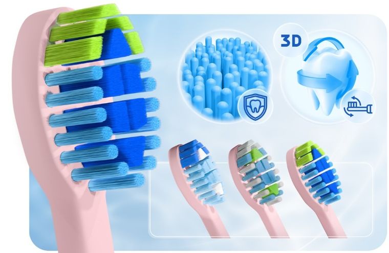 Berdsen, Galaxy, szczoteczka soniczna do zębów, różowa