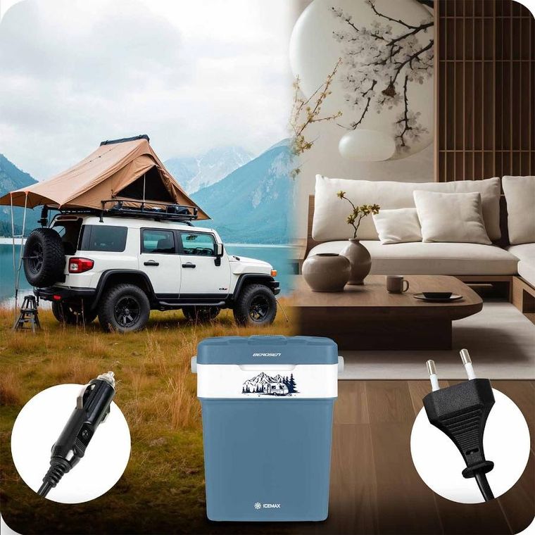 Berdsen, Icemax, lodówka turystyczna, tryb ECO, 29l, niebieska