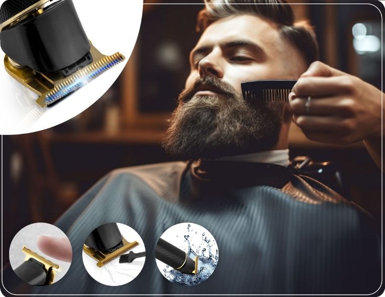 Berdsen, maszynka do strzyżenia włosów, czarna, BD-260