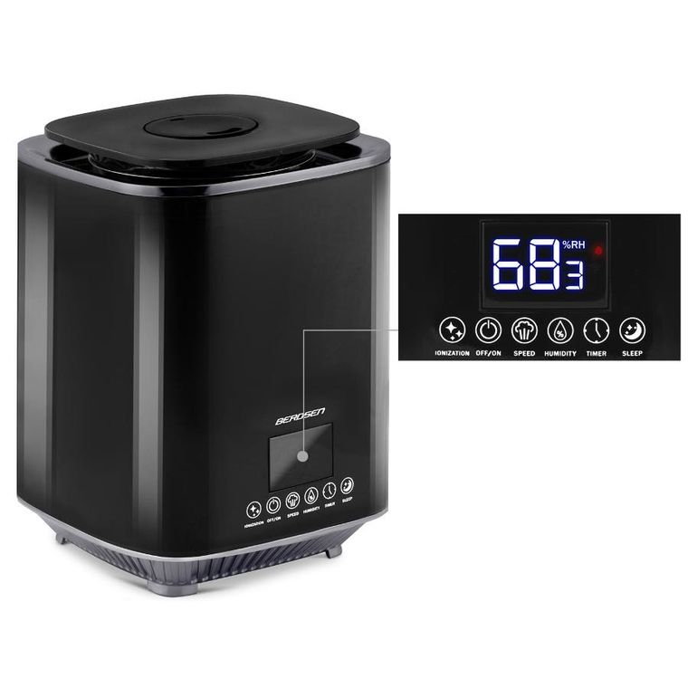 Berdsen, nawilżacz powietrza, czarny
