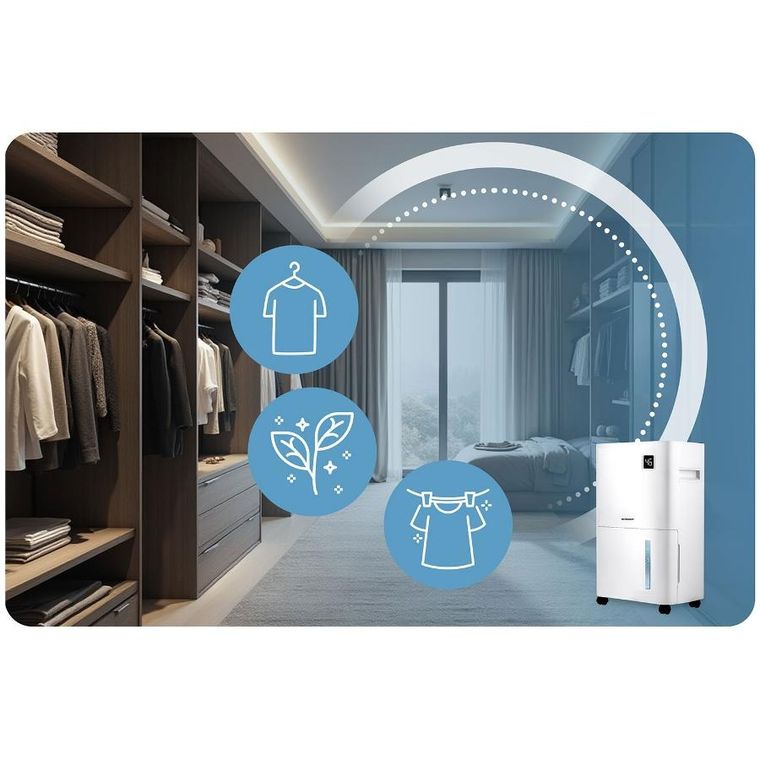 Berdsen, osuszacz powietrza kompresorowy, pochłaniacz wilgoci, biały, BD-534