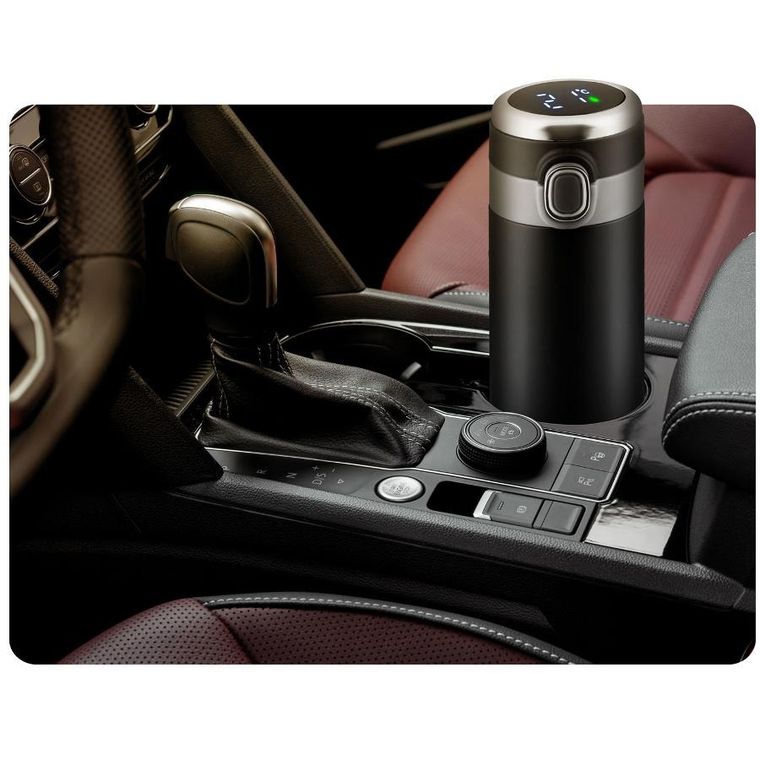 Berdsen, termos próżniowy, czarny, 450 ml