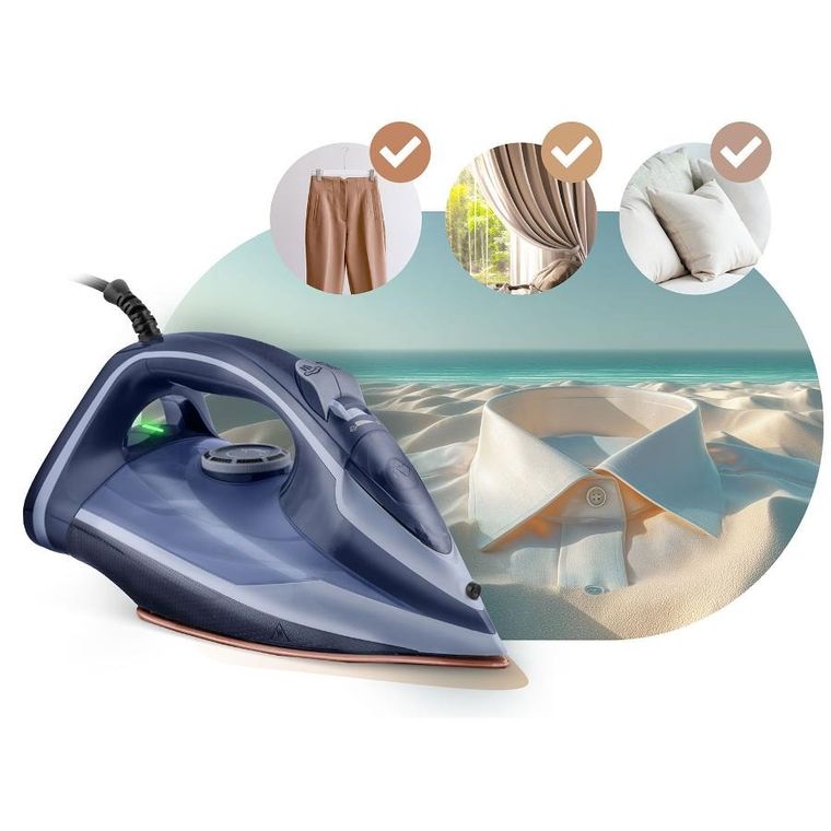 Berdsen, żelazko parowe, ceramiczna powłoka, praca w pionie, 3000W, BD-330