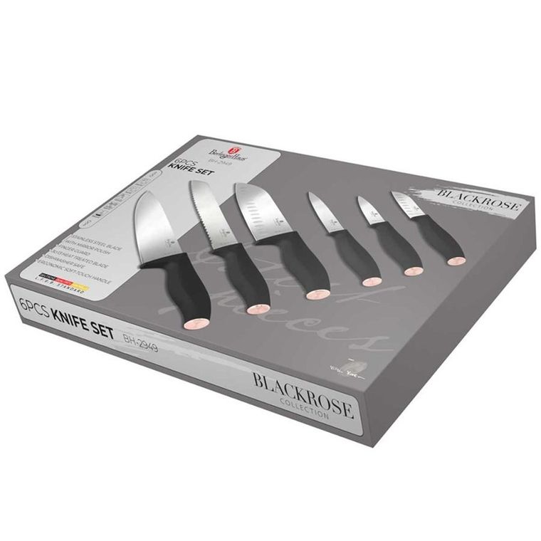 Berlinger Haus, zestaw noży, black rose, 6 szt.