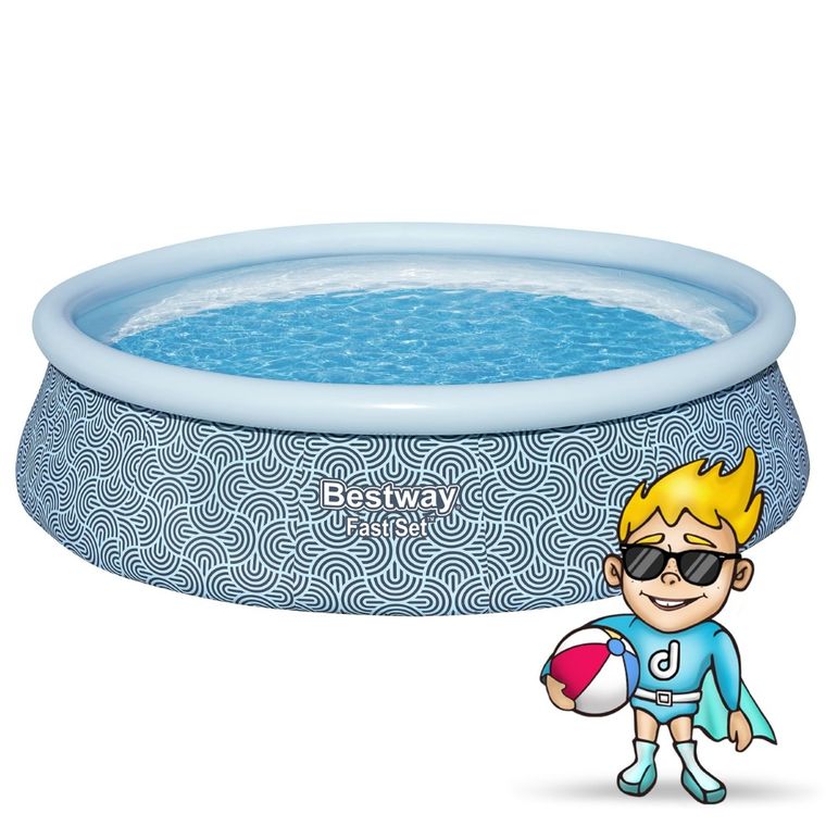 Bestway, basen ogrodowy, rozporowy, zestaw 11w1, 457-107 cm