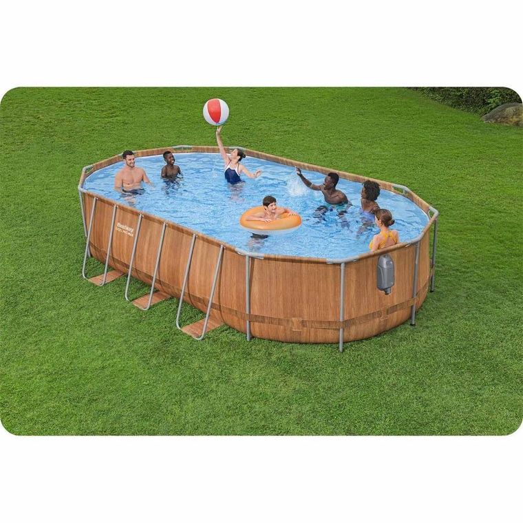 Bestway, basen ogrodowy, stelażowy, zestaw 13w1, 610-366-122 cm