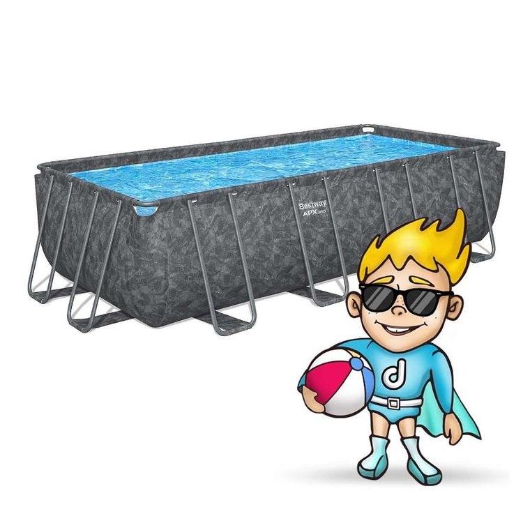 Bestway, basen stelażowy, ogrodowy 549-274-132 cm, zestaw 11w1