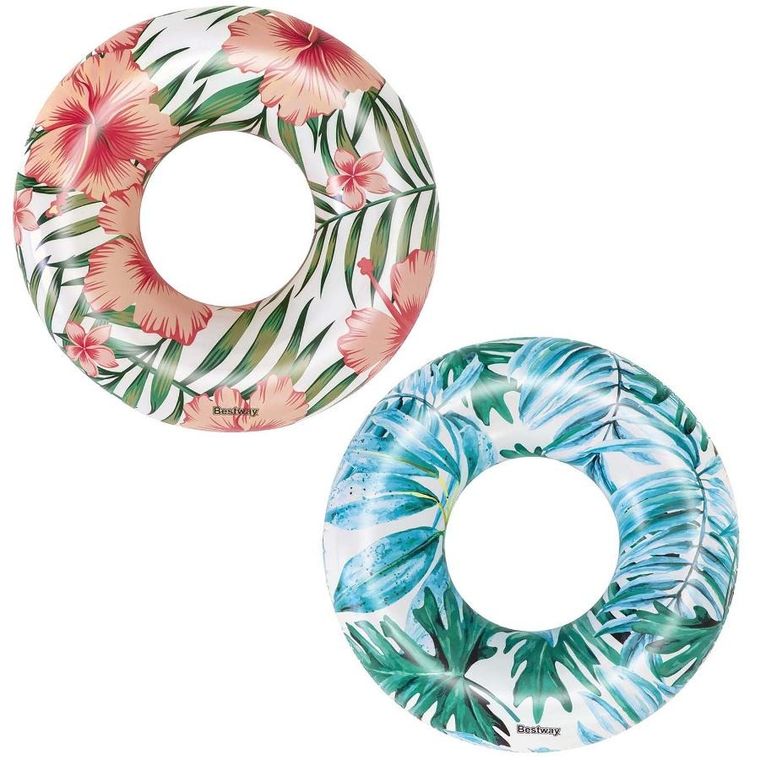 Bestway, koło do pływania, różowe, 119 cm