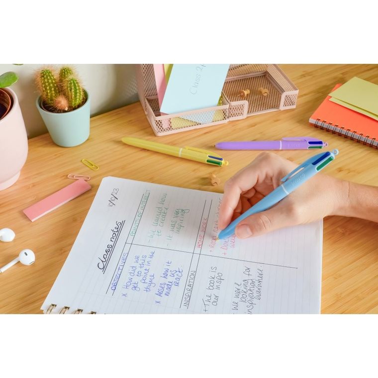 Bic, 4 Colours, Pastel, długopis, 1 szt.