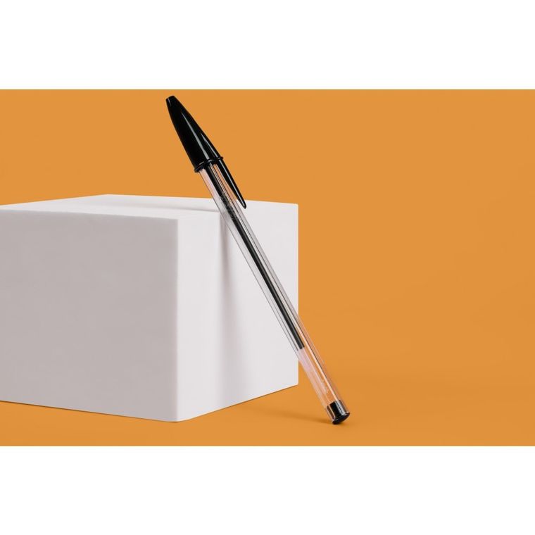 Bic, Cristal Original, długopis, czarny, 4 szt.