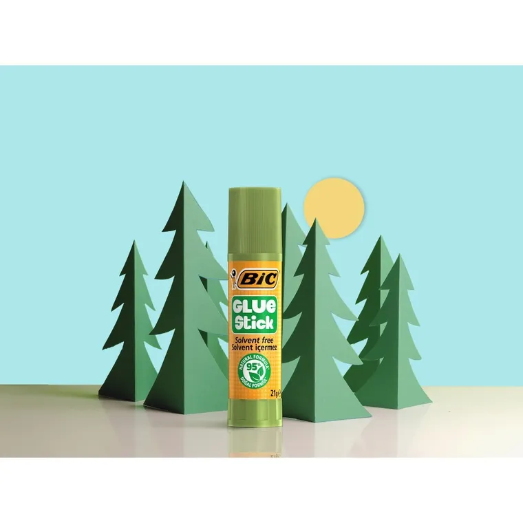 Bic, ECOlustions, Glue Stick Decor, klej, 8g, 4 szt.