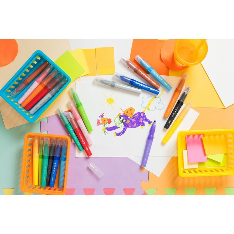 Bic, Kids, Comfort Jumbo, flamastry, 12 kolorów