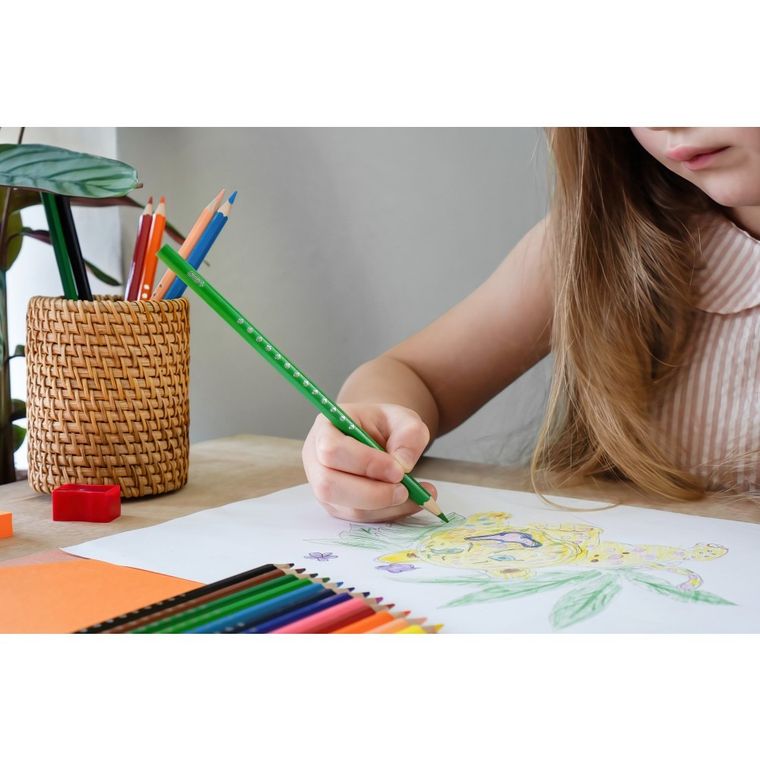 Bic, Kids, Smooth, kredki drewniane, 24 szt.