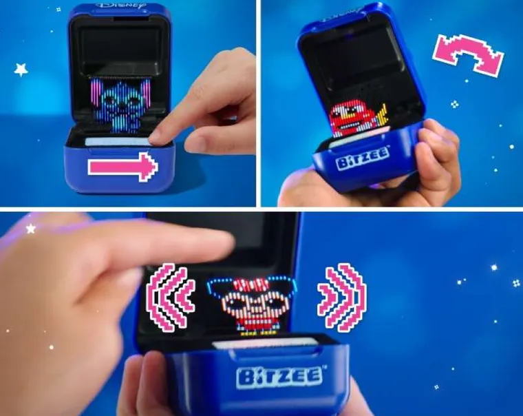 Bitzee, Disney, interaktywne cyfrowe zwierzątko, niebieskie