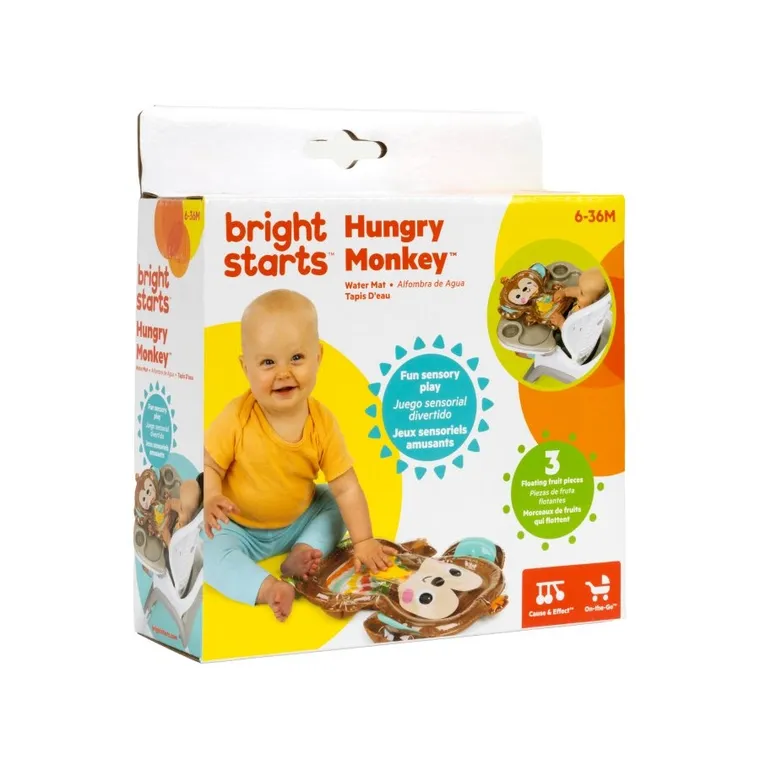 Bright Starts, Hungry Monkey, mata wodna z 3 elementami