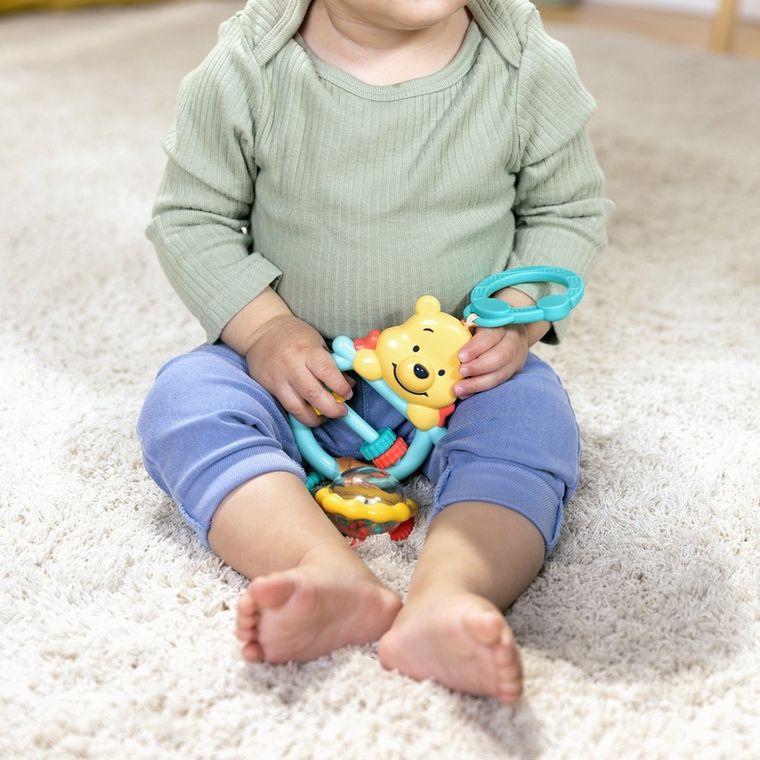 Bright Starts, Kubuś Puchatek, Busy Bear, zawieszka z zabawką aktywizującą, 0m+