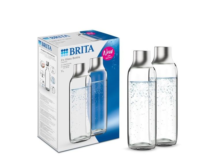 Brita, Butelka Brita sodaTRIO, 2 szt., szklane