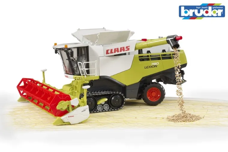 Bruder, kombajn zbożowy wielki Claas Lexion 780 Terra Trac